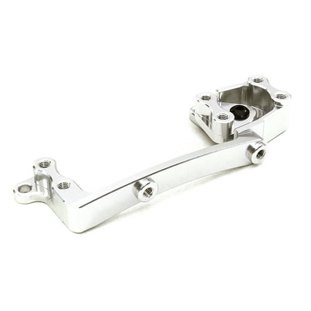 Integy RC Toy Model Hop-ups OBM-1310SILVER CNC Machined Alloy Steering Servo Mount for Axial 1/10 SCX10 II