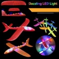thumbnail image 6 of 3 Pack LED Light Airplane Toys-18.5” X-Large Throwing Foam Plane With 2 Flight Modes Glider Plane-Outdoor Flying Toys, 6 of 7