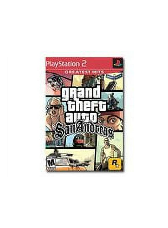 Grand Theft Auto San Andreas Greatest Hits, Rockstar Games, PlayStation 2, 27888