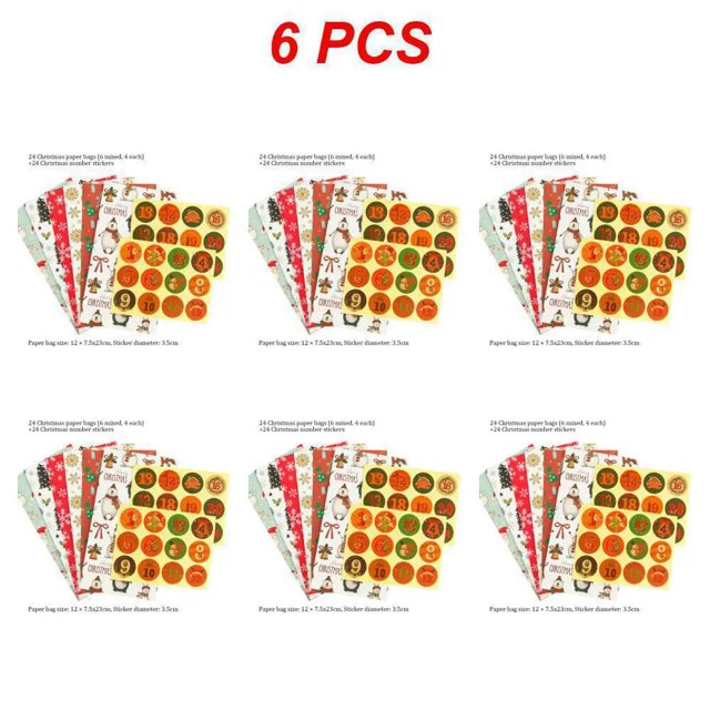 Tarjetas de Felicitación pequeñas plegables de Feliz Navidad, 1 ~ 8 piezas/1 Juego, tarjeta de felicitación de Navidad, DIY, postal de Año Nuevo, tarjeta de regalo, decoración de fiesta de navidad
