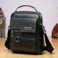 thumbnail image 1 of Bolso de mano y bandolera Weixier 8642 para hombre, estilo retro, de piel sintética., 1 of 1