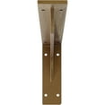 thumbnail image 3 of Ekena Millwork 2"W x 20"D x 6 1/2"H Embrey Steel Bracket, Hammered Gold, 3 of 12