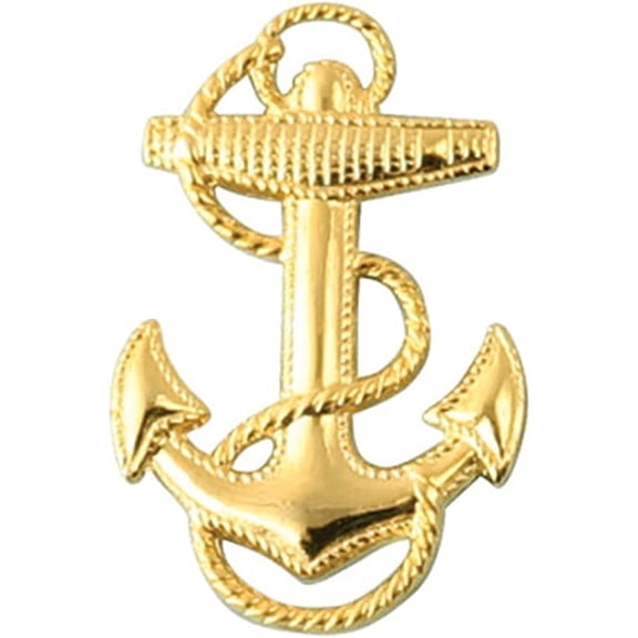 Navy Fouled Anchor Lapel Pin, 1.25 inch