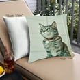 thumbnail image 1 of Ahgly Company Cat Cats Outdoor Throw Pillow, 18 inch by 18 inch, 1 of 6