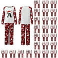 thumbnail image 2 of Linfrsh Matching Pajamas Family Christmas Pjs Matching Sets Holiday Jammies Sleepwear Christmas Pajamas for Family Xmas Outfits with Socks Light Purple,L, 2 of 7
