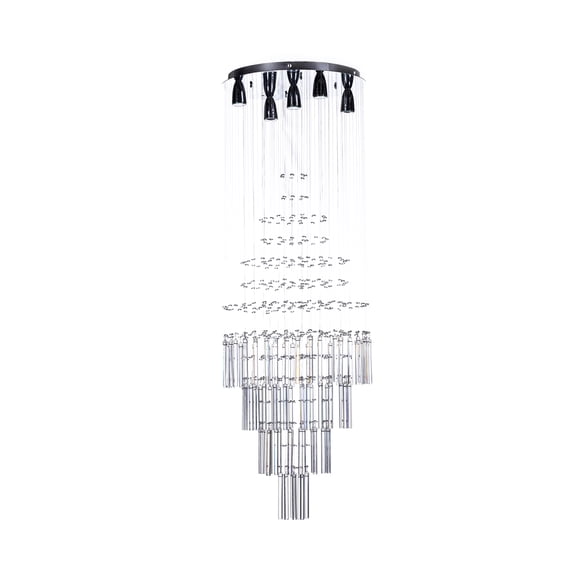 Candil de Cristal Cortado Gamalux Williams Krystal Barquillo de 5 Luces