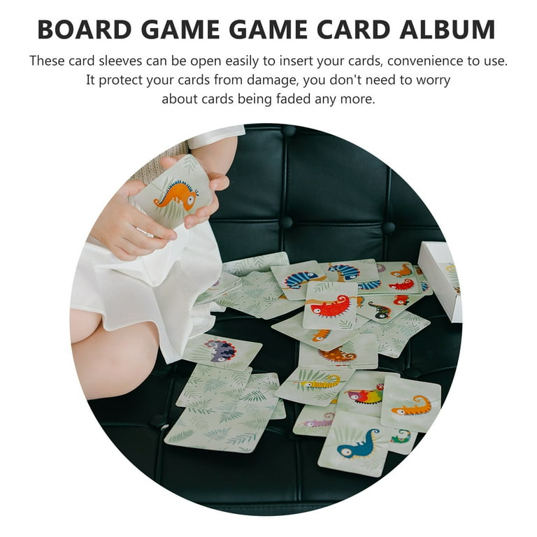 WORGEOUS 100pcs Game Card Protector Trading Card Sleeve Board Game Card  Cover Sleeves - Walmart.com