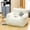 Beige & 40" Oversize, variant on LinkRomat 37" Bean Bag Chair for Adults - Faux Fur, Fluffy and Comfy with Filler, Relaxing Sofa, Bean Bag for Reading (Grey, Small)