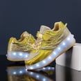 thumbnail image 6 of Kids Wheels Shoes with Lights Rechargeable Roller Skates Shoes Retractable Wheels Shoe LED Flashing Sneakers for Girls Boys Gift, 6 of 14