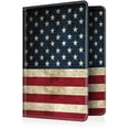 thumbnail image 1 of Funda para pasaporte Fintie cartera de viaje con bloqueo RFID bandera finita de EE UU, 1 of 15