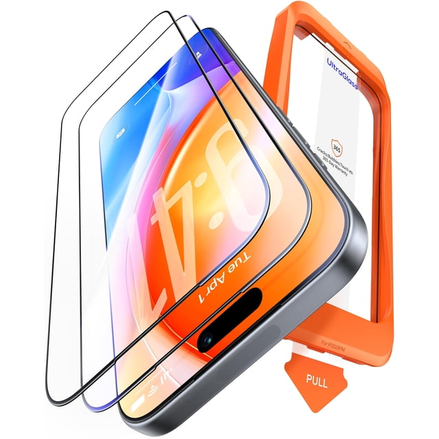 Protector de pantalla UltraGlass iPhone 17 Pro Max 6.9" paquete de 2