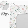 thumbnail image 2 of Plushii Bassinet Sheets for Baby Boys Girls 3 Pack, 33" x 18" Soft Bassinet Fitted Sheet, Bedside Sleeper Bassinet Sheets Fit for Oval Rectangle and Hourglass Bassinet Mattress (Bunny), 2 of 5