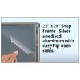 thumbnail image 4 of Sky Tower Display Kit with 22"W x 28"H Snap Frame and Steel Brochure Shelf, 4 of 6