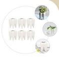 thumbnail image 5 of Jiandong Small Cactus Pot 6pc Tooth Shaped Ceramic Succulent Planter Pots for Home/Office Decor(2.76X2.76X3.94Inch), 5 of 11