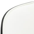 thumbnail image 5 of LeisureMod Tule 7-Piece Dining Set with 6 Upholstered Seat Dining Chairs in White Steel Frame and 71" Oval Dining Table with MDF Tabletop (Black/White), 5 of 19