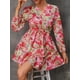 thumbnail image 5 of Vestido Irfora Vestido de manga larga para mujer Mini vestido floral vintage de vacaciones Irfora Vestido, 5 of 7