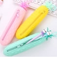 thumbnail image 2 of Opolski Carrot Banana Fruit Silicone Pencil Case Storage Pen Bag Coin Purse Key Wallet, 2 of 7
