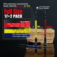 thumbnail image 2 of Juego de destornilladores magnéticos Facoow, 19 unidades, taladros de impacto de 15 cm, 2 of 9