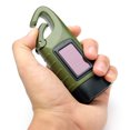 thumbnail image 2 of Mini Solar Powered Hand Crank Flashlight Rechargeable LED Emergency Flashlight Cranking LED Camp Light with Clip For Emergency Hiking Camping Survival Gear, 2 of 8