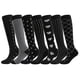 thumbnail image 2 of Calcetines de compresión para deportes al aire libre de estilo europeo y americano, calcetines de compresión elásticos para correr de moda en blanco y negro para hombres y mujeres, 2 of 5
