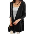 thumbnail image 2 of Long Cardigan Femme Manches Longues Mince Printemps Été Automne Cardigan, 2 of 6