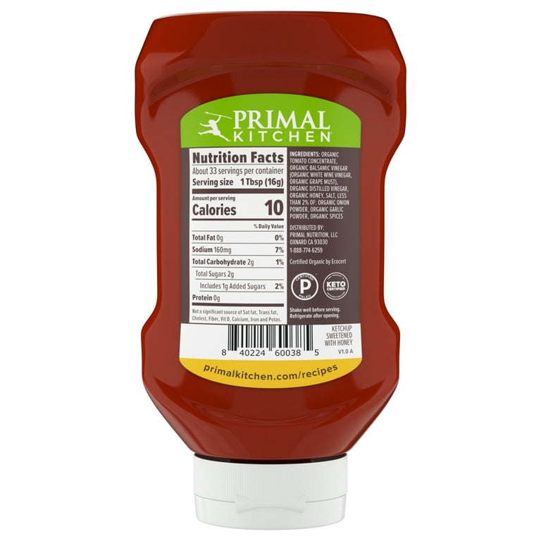 Primal Kitchen ketchup and mustard