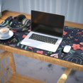 thumbnail image 3 of Long Mouse Pads for Desk,Pioneer Flower Floral Print Pattern Desk Mats on Top Of Desks, Desk Mouse Pad Extra Large with 3mm Non-Slip Base and Stitched Edge for Gaming,Office,Work,Home 35.4"x15.7", 3 of 6