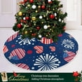 thumbnail image 6 of FMSHPON 4Th July American Independence Day Xmas Christmas Tree Skirt Stand Mat for Holiday Party Decoration Indoor Outdoor 36 inches, 6 of 6