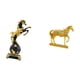 thumbnail image 5 of Colección De Esculturas De Figuras De Caballos Modernas Para Dormitorio, Sala De Estar, Escritorio, Centro De Mesa Y Decoración De Oficina En Casa, Adorno De Animal Grabado En Resina., 5 of 8