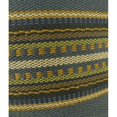 thumbnail image 2 of Plutus Chic Coussin Rayé Indigo Fait Main, (Double Face 18 Pouces x 18 Pouces), 2 of 2