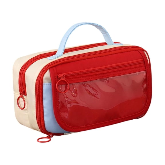 Dvumao Multi-Layer Pencil Case, Large Capacity Pen Pouch for Office and Home, Pen Bag for Pens, Markers and Supplies
