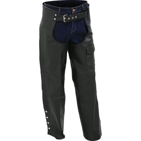Equitation Chaps - rocky mountain hides solid genuine buffalo leather motorcycle chaps- l