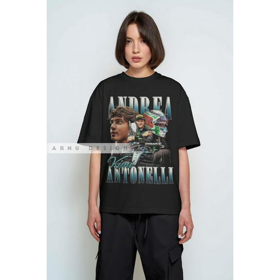 Comfort Colors Andrea Kimi Antonelli T-Shirt, Retro Vintage Shirt, Professional Motor Sports Racing Driver