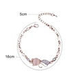 thumbnail image 5 of Yesbay Women Ladies Lovely Cat Pendant Opal Rhinestone Bangle Bracelet Chain Jewelry for Daily Life, 5 of 5