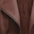 thumbnail image 3 of WREESH Veste de Moto en Cuir Coupe Ajustée pour Femmes avec Col Montant et Fermeture Éclair, 3 of 3
