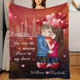 thumbnail image 1 of You Will Forever Be My Always - Couple Personalized Custom Blanket - Gift For, 1 of 8