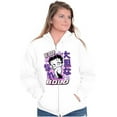 thumbnail image 3 of Kanji Style Betty Boop Be Bold Zip Hoodie Sweatshirt Women Brisco Brands S, 3 of 5
