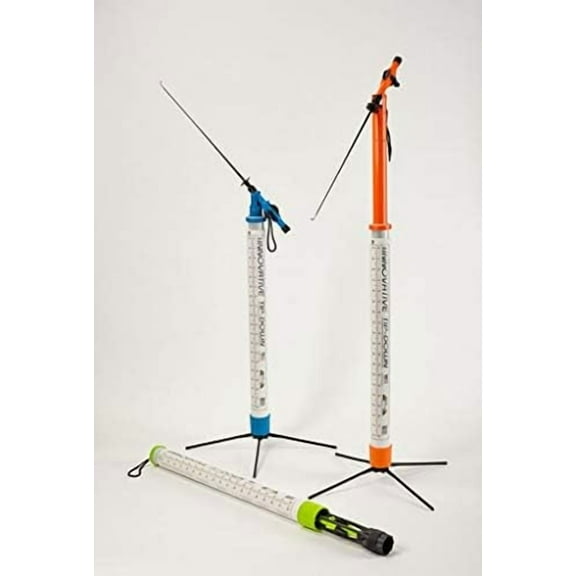 Ice Fishing System 2019 (3 Pack Combo, ORG/Blue/Green)$$Sport & Recreation Other