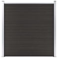 thumbnail image 1 of vidaXL Fence Panel WPC 180x186 cm Black, 1 of 5