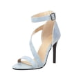 thumbnail image 2 of Sandalias de tacón alto con hebilla en el tobillo y punta abierta para banquete sexy para mujer Wmkox8yii  nm2085, 2 of 4