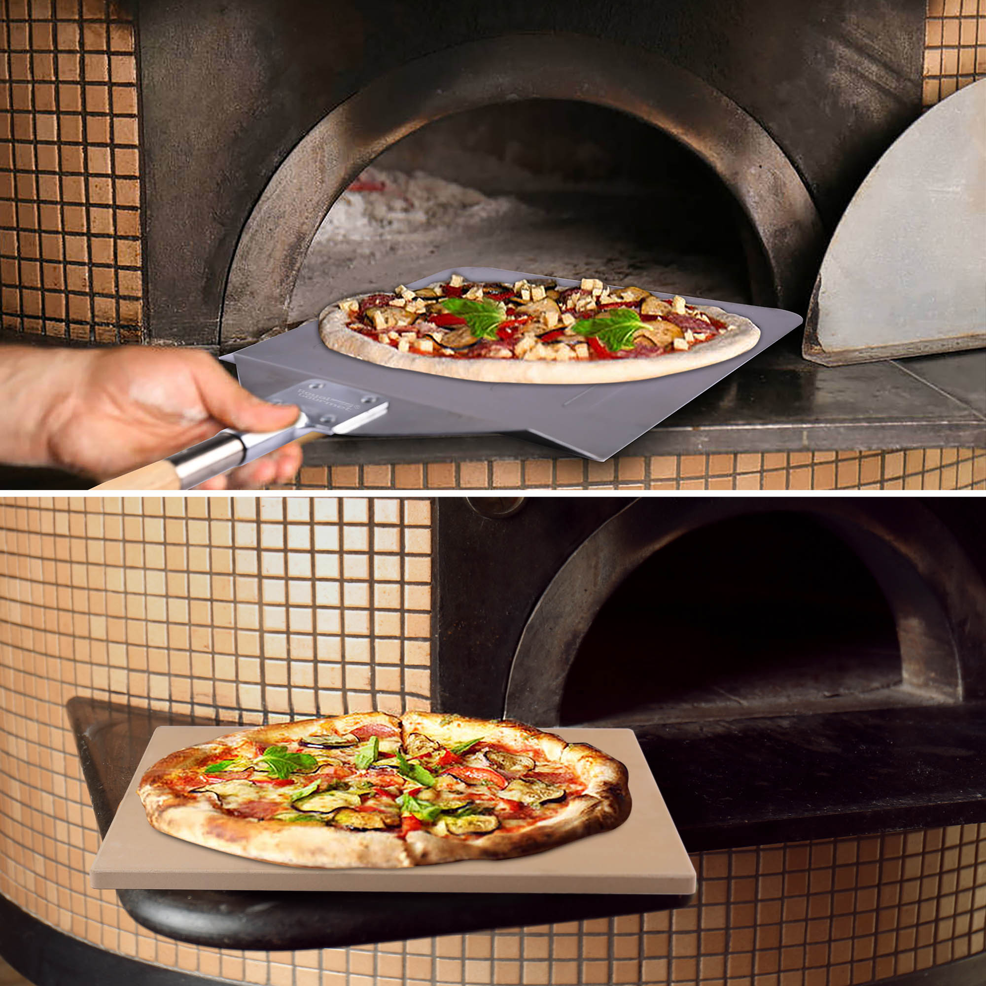 Royal Gourmet KSF1507 15" 2-Piece Pizza Stone Set for Grill and BBQ - image 4 of 8
