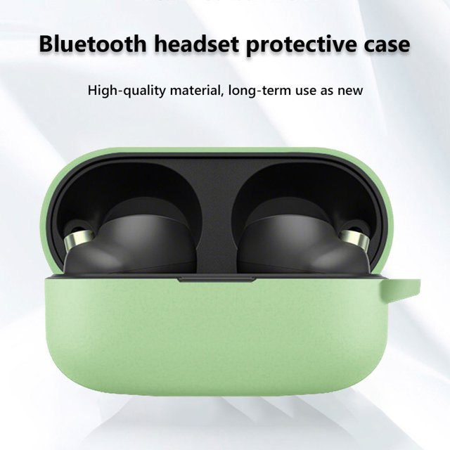 Funda protectora de silicona para Audífonoses SONY WF-1000XM4 (verde)