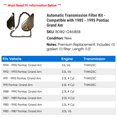 thumbnail image 2 of Automatic Transmission Filter Kit - Compatible with 1985 - 1995 Pontiac Grand Am 1986 1987 1988 1989 1990 1991 1992 1993 1994, 2 of 2