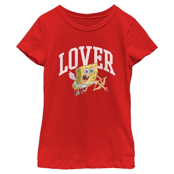 Girls SpongeBob SquarePants Happiest Cupid Lover T Shirt