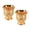 Gold, variant on POYOGA 2pcs Rose Zincs Metal Drinking Glasses 30ml for Special Occasions