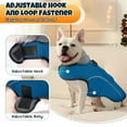 thumbnail image 4 of TSYKHAIA Warm Dog Winter Coat - Adjustable Fleece Lined Dog Snow Jacket with Reflective Stripes & Pockets, Water-resistant Cold Weather Vest for Medium Large Dogs, 4 of 7