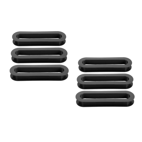 Masteelf 6 pcs Adhesive Toilet Paper Holder With Waterproof Tissue Box Cover Recessed Closet Door Handles Space Saving Design For Modern Bathroom Convenience