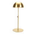 thumbnail image 1 of Adjustable Hat Display Stand, Multifunctional Portable Stainless Steel Hat Rack Stand, Non Slip Stable Vintage Wig Holder Display for Helmet Cap Wig Hat Storage, 1 of 7