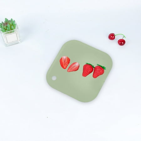 

Nilvkv Cutting Board Double Sided 7.2in Butcher Block for Kitchen Chopping Meat and Vegetables by Plastic Food-Grade Easy to Clean