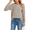 04 Khaki, variant on Fall Sweaters for Women Winter Floral Knit Sweater 3D Flower Oversized Pullover Sweaters Shermie